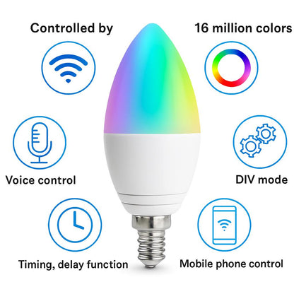 Multicolor WiFi Smart LED Candle Light