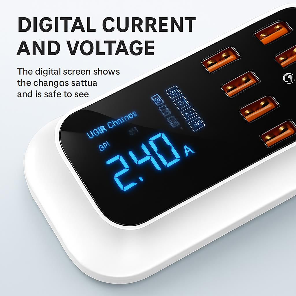 Smart Eco Power Strip with USB Ports