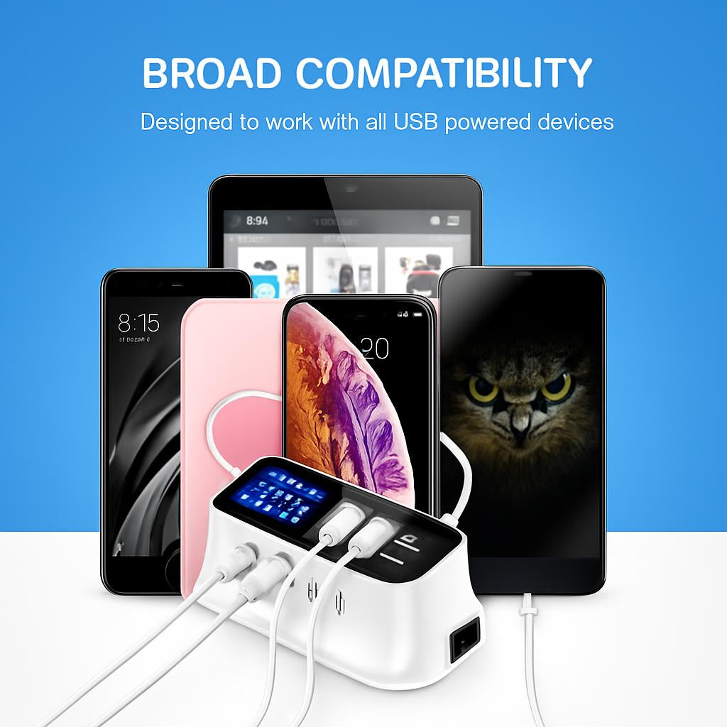 Smart Eco Power Strip with USB Ports