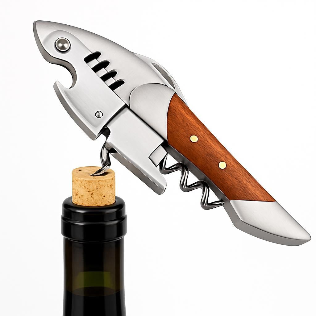 Eco-Friendly Fish-Shaped Wine Bottle Opener