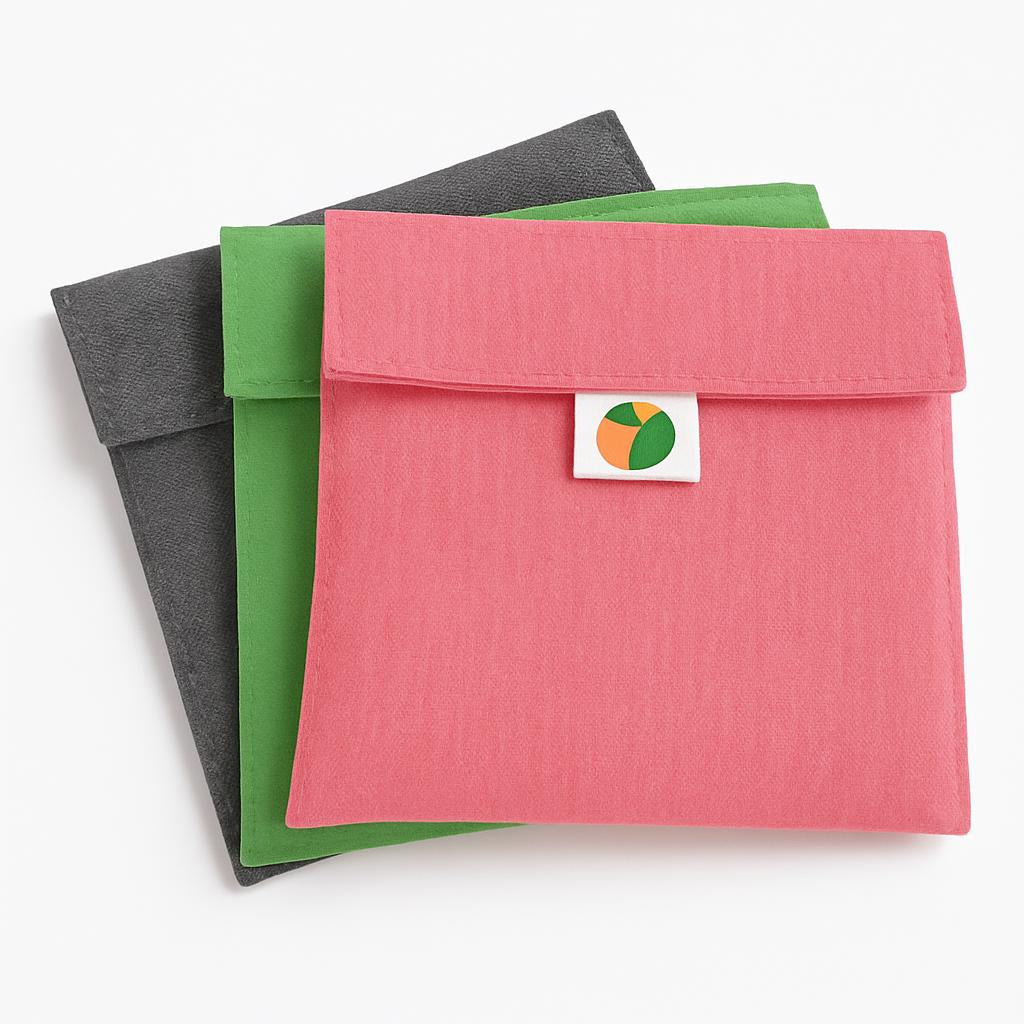Eco-Friendly Reusable Fabric Pouch - Sustainable Storage Solution