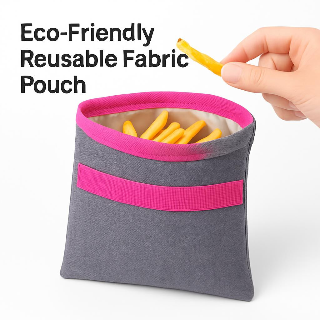 Eco-Friendly Reusable Fabric Pouch - Sustainable Storage Solution