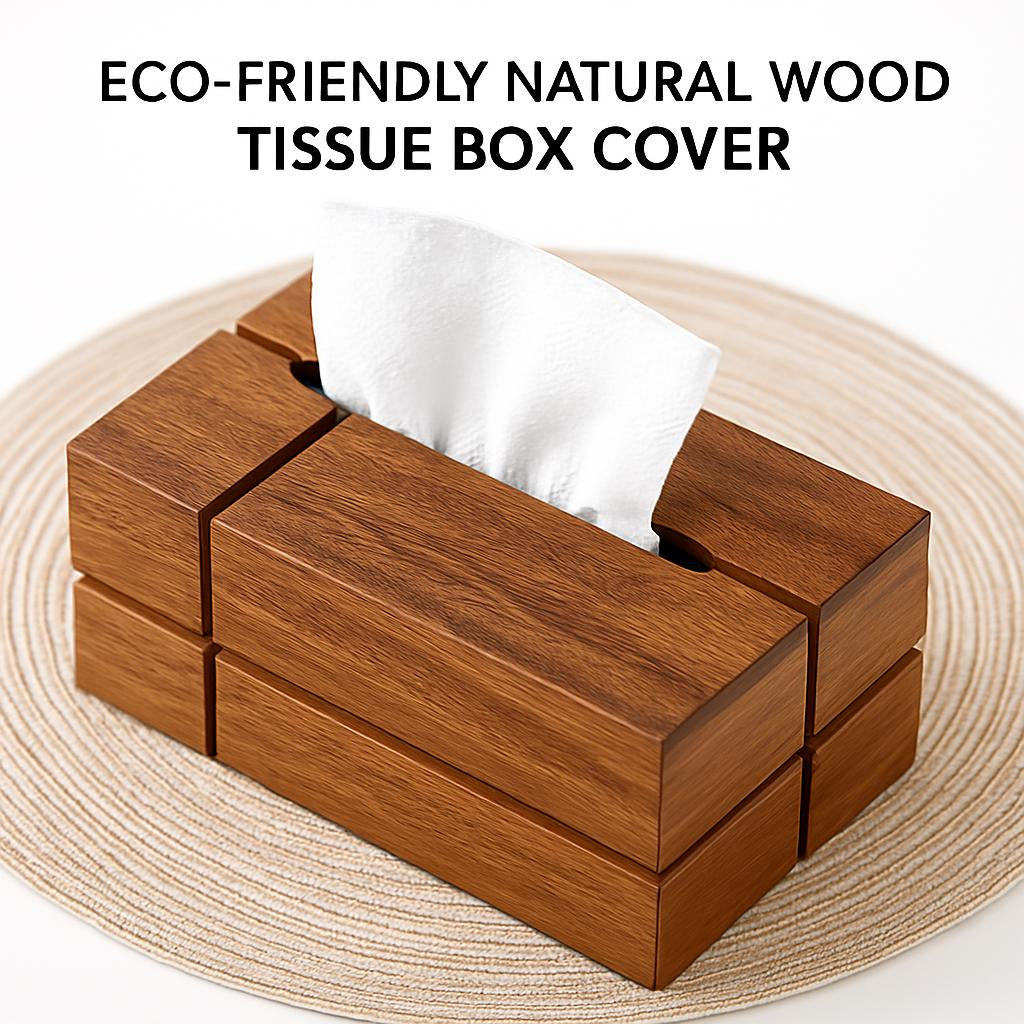 Eco-Friendly Natural Wood Drawer Organizer