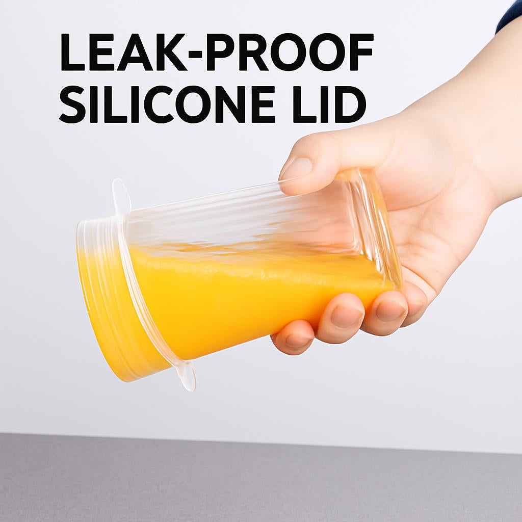 Eco-Friendly Silicone Stretch Lids - Reusable Food Storage Solution