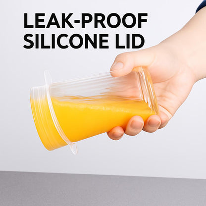 Eco-Friendly Silicone Stretch Lids - Reusable Food Storage Solution