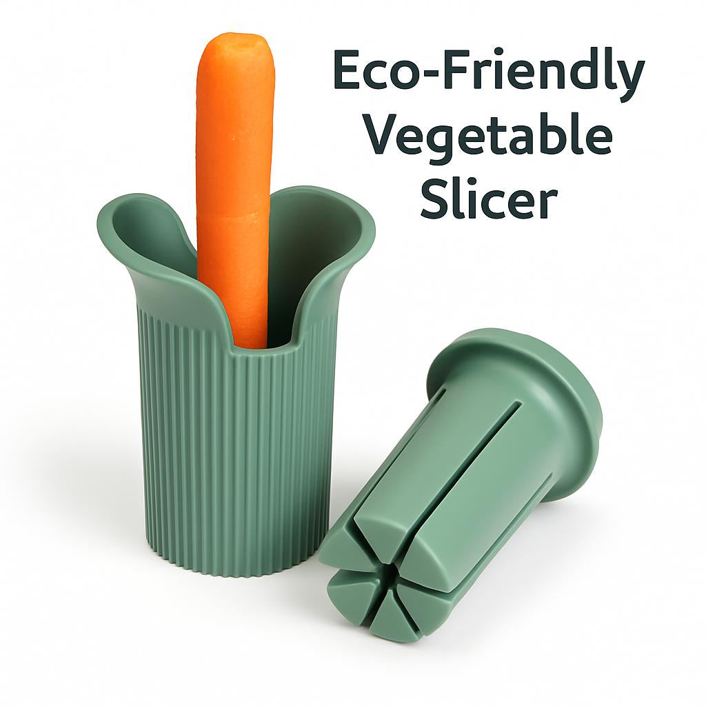 Eco-Friendly Vegetable Slicer - Plastic-Free, Durable, Easy to Clean