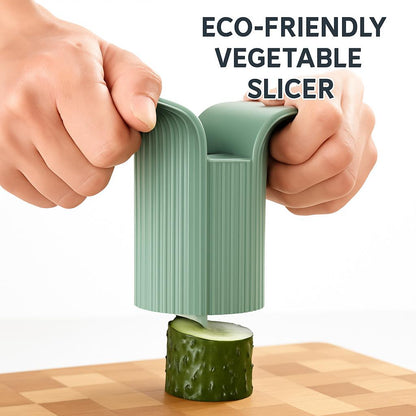 Eco-Friendly Vegetable Slicer - Plastic-Free, Durable, Easy to Clean