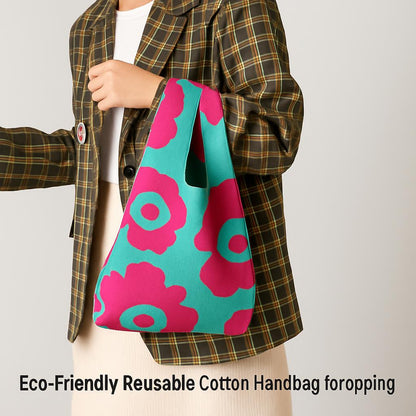 Eco-Friendly Reusable Cotton Handbag for Shopping