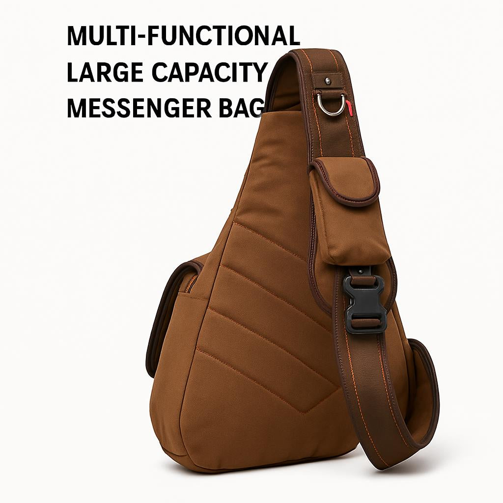Eco-Friendly Multi-Functional Large Capacity Messenger Bag