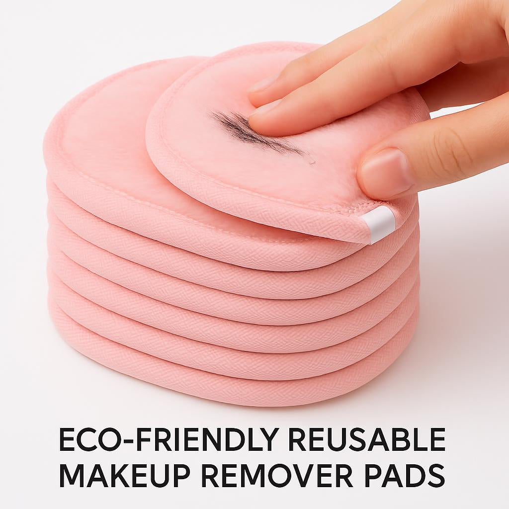 Eco-Friendly Reusable Makeup Remover Pads - Sustainable Facial Cleansing