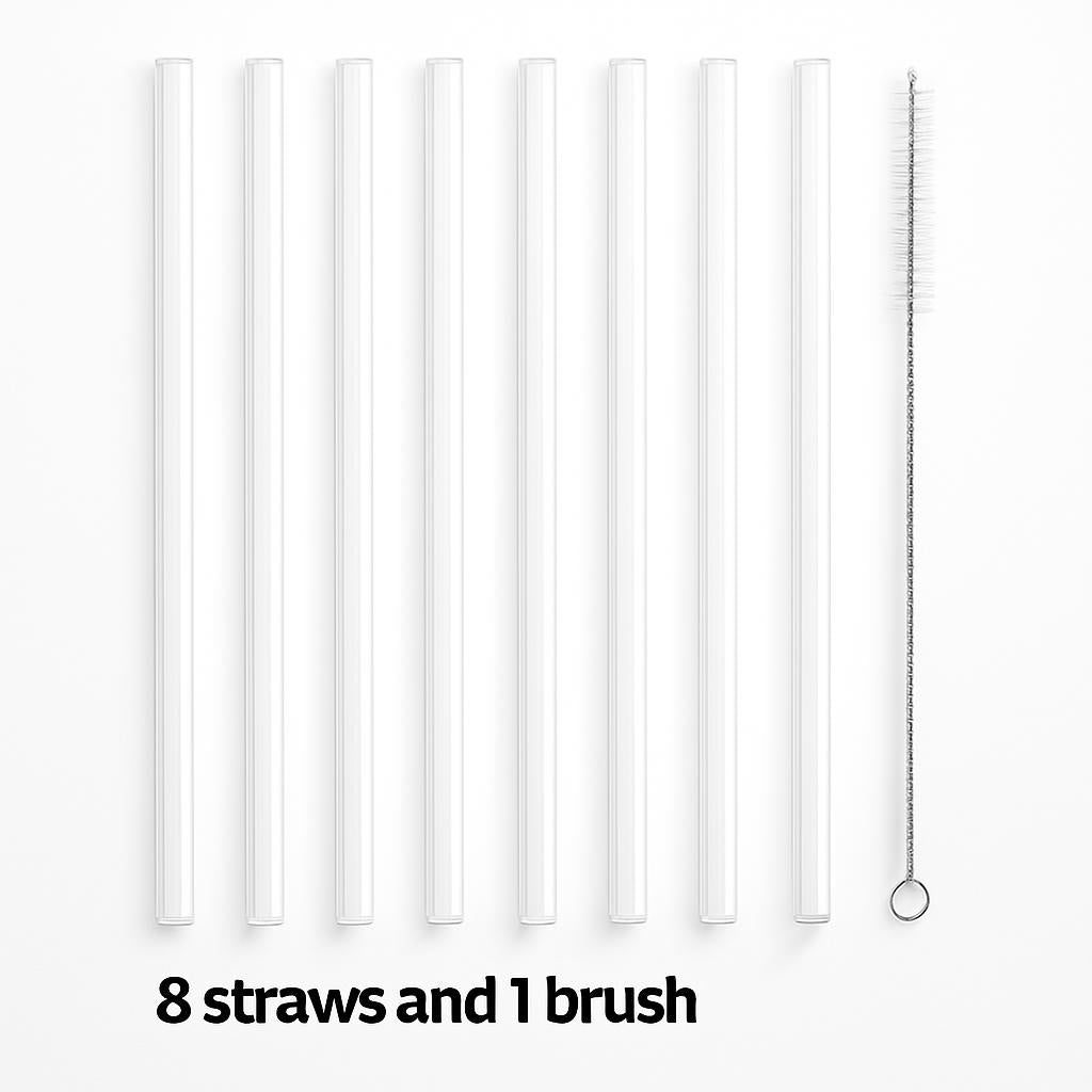 Eco-Friendly Reusable Silicone Straws for Sustainable Sipping