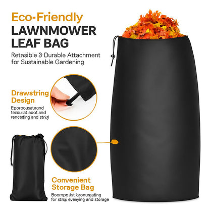 Eco-Friendly Lawn Mower Leaf Bag - Reusable & Durable Attachment for Sustainable Gardening