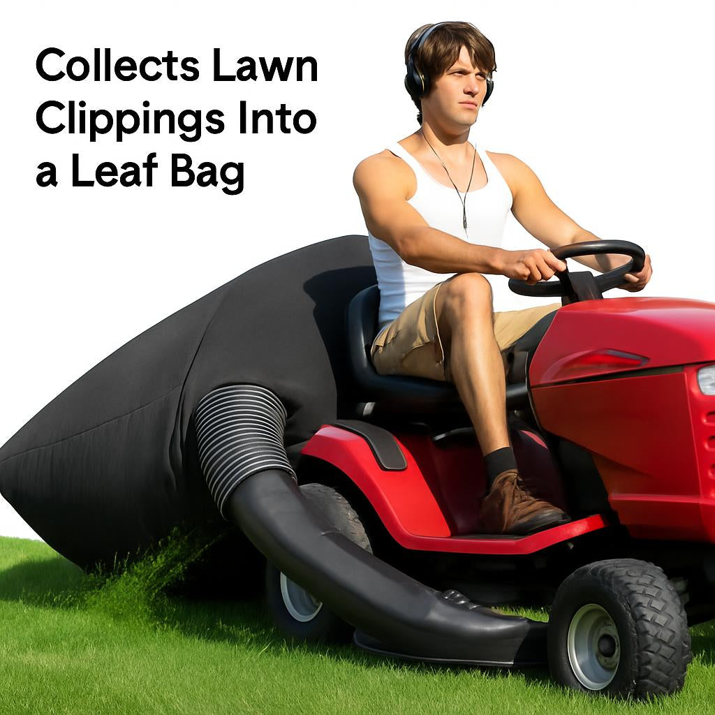Eco-Friendly Lawn Mower Leaf Bag - Reusable & Durable Attachment for Sustainable Gardening