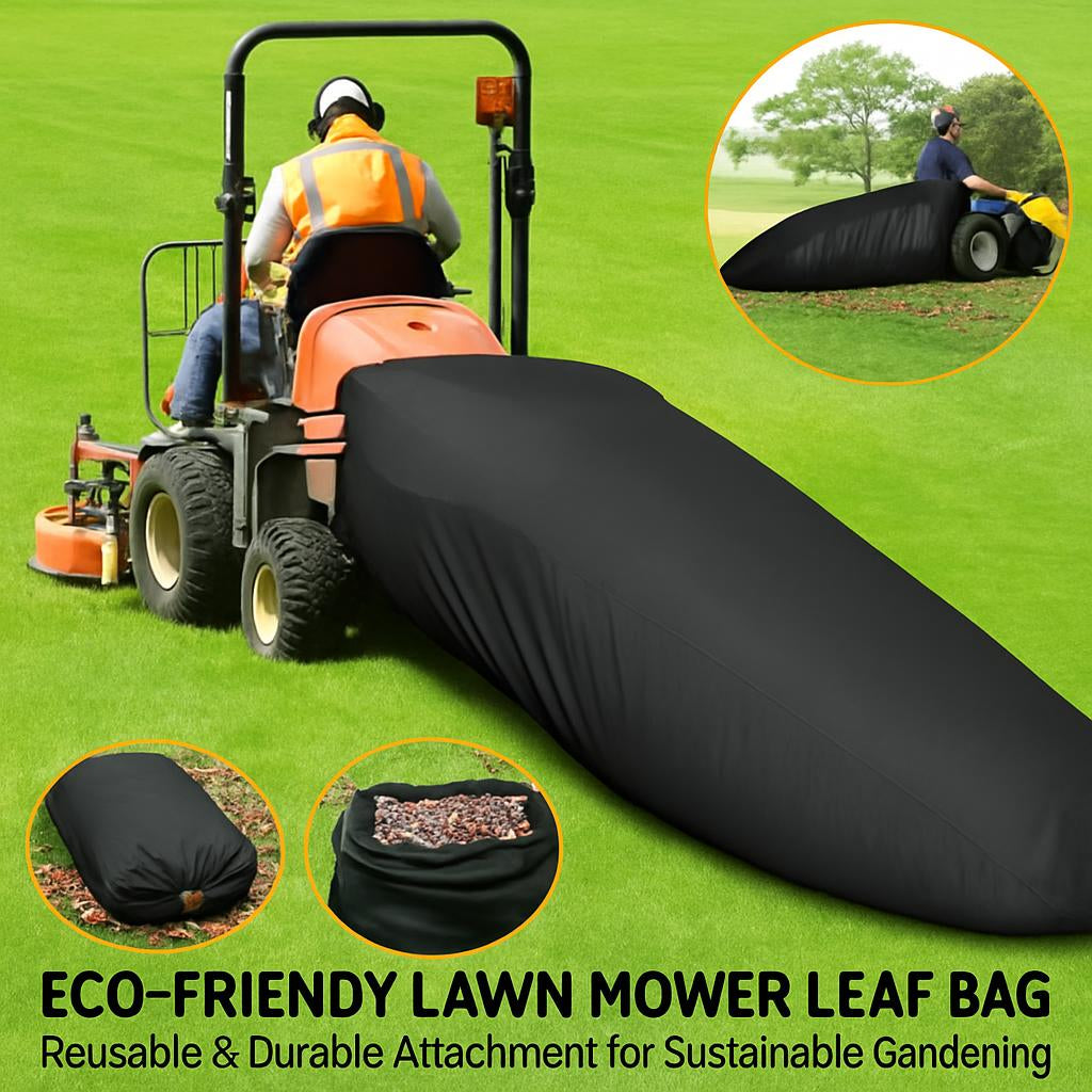 Eco-Friendly Lawn Mower Leaf Bag - Reusable & Durable Attachment for Sustainable Gardening