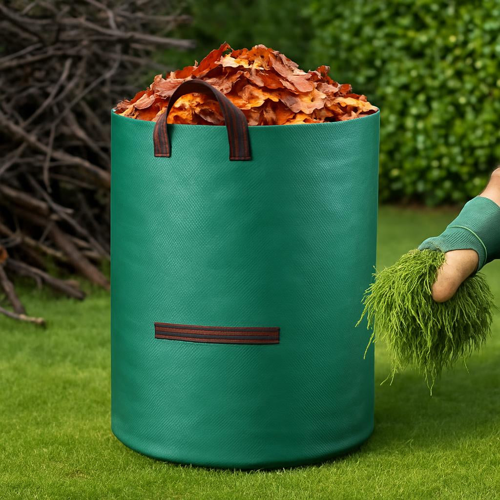 Eco-Friendly Heavy Duty Garden Waste Bags with Handles