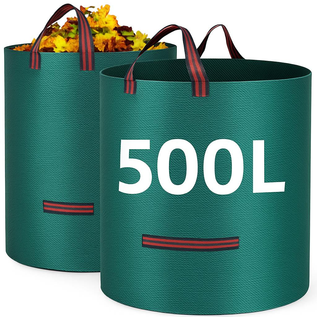 Eco-Friendly Heavy Duty Garden Waste Bags with Handles