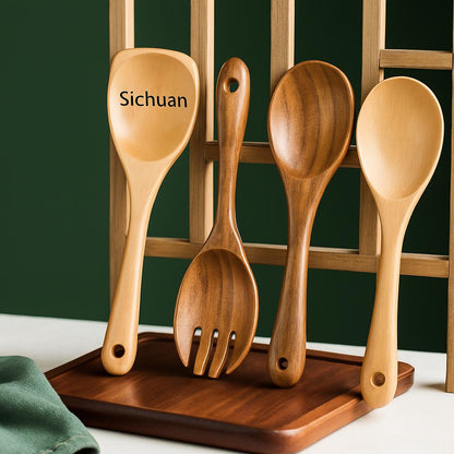 Eco-Friendly Wooden Multi-Purpose Spork