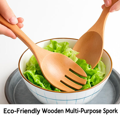 Eco-Friendly Wooden Multi-Purpose Spork