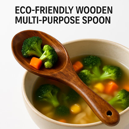 Eco-Friendly Wooden Multi-Purpose Spork