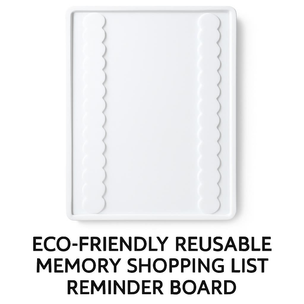 Eco-Friendly Reusable Memory Shopping List Reminder Board