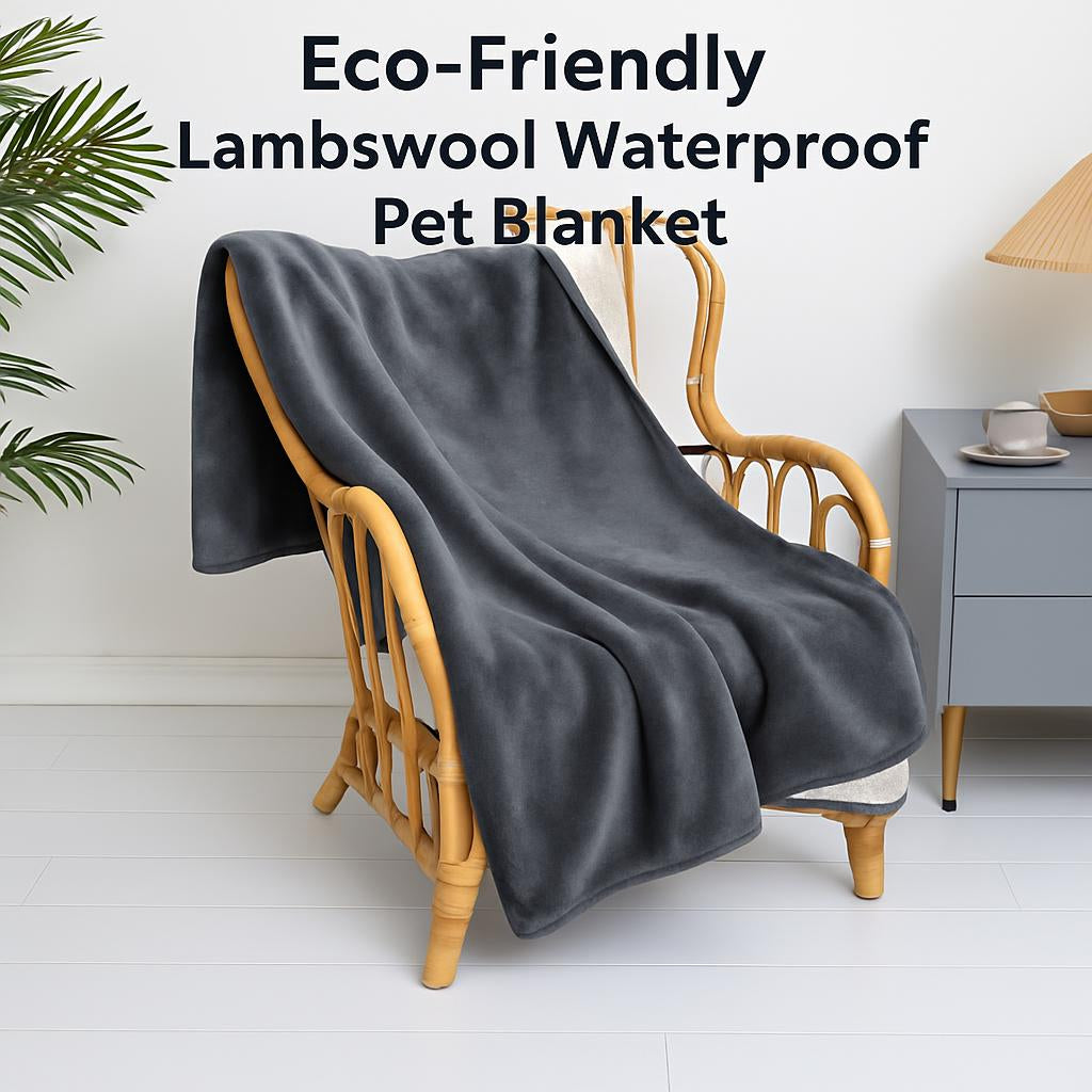 Eco-Friendly Lambswool Waterproof Pet Blanket