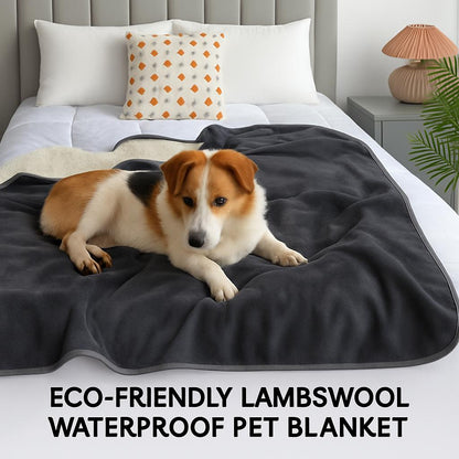 Eco-Friendly Lambswool Waterproof Pet Blanket
