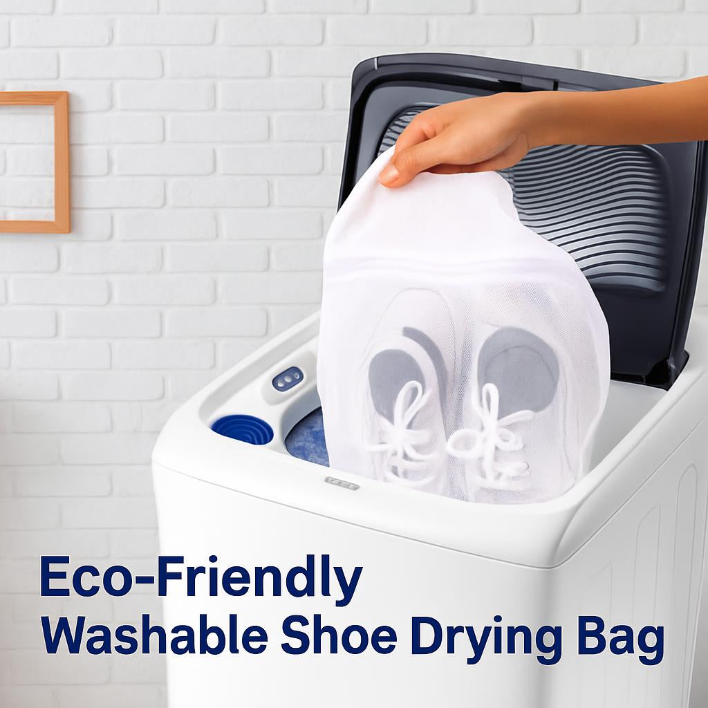 Eco-Friendly Mesh Laundry Bag with Zipper Closure