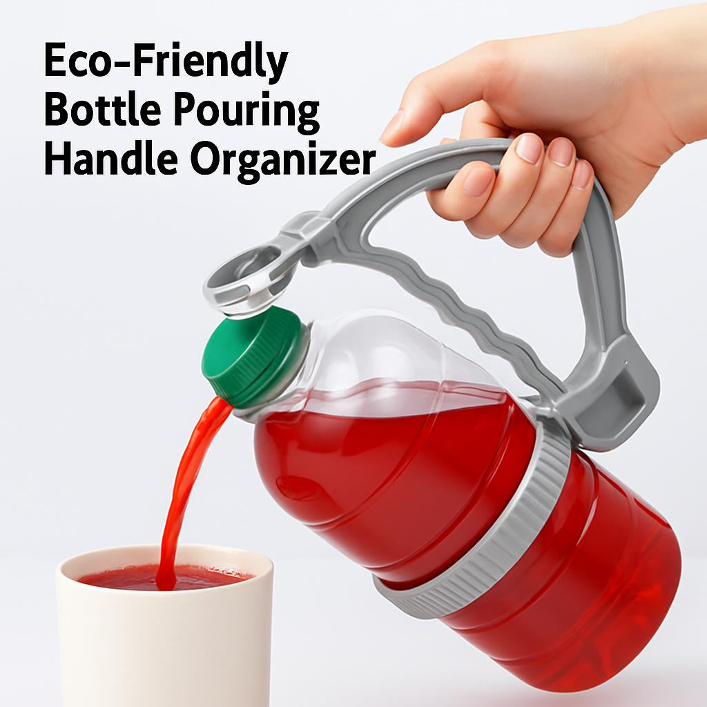 Eco-Friendly Bottle Pouring Handle Organizer