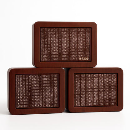 Eco-Friendly Digital Piggy Bank - Sustainable Wood Grain Savings Box