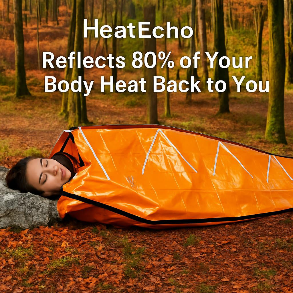 Ultra-Light Reusable Emergency Sleeping Tent with Weatherproof Features