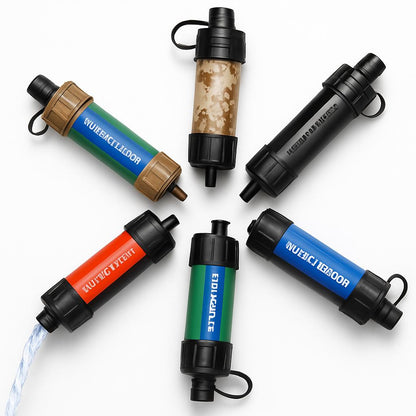 Portable Water Filter for Instant Clean Water - Eco-Friendly & Reusable