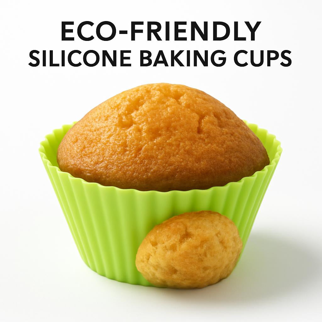 Eco-Friendly Silicone Baking Cups - Reusable, Non-Toxic, Zero-Waste