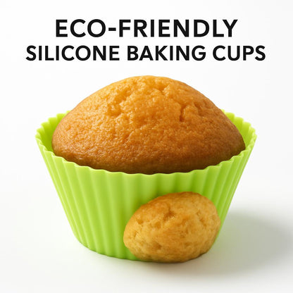 Eco-Friendly Silicone Baking Cups - Reusable, Non-Toxic, Zero-Waste