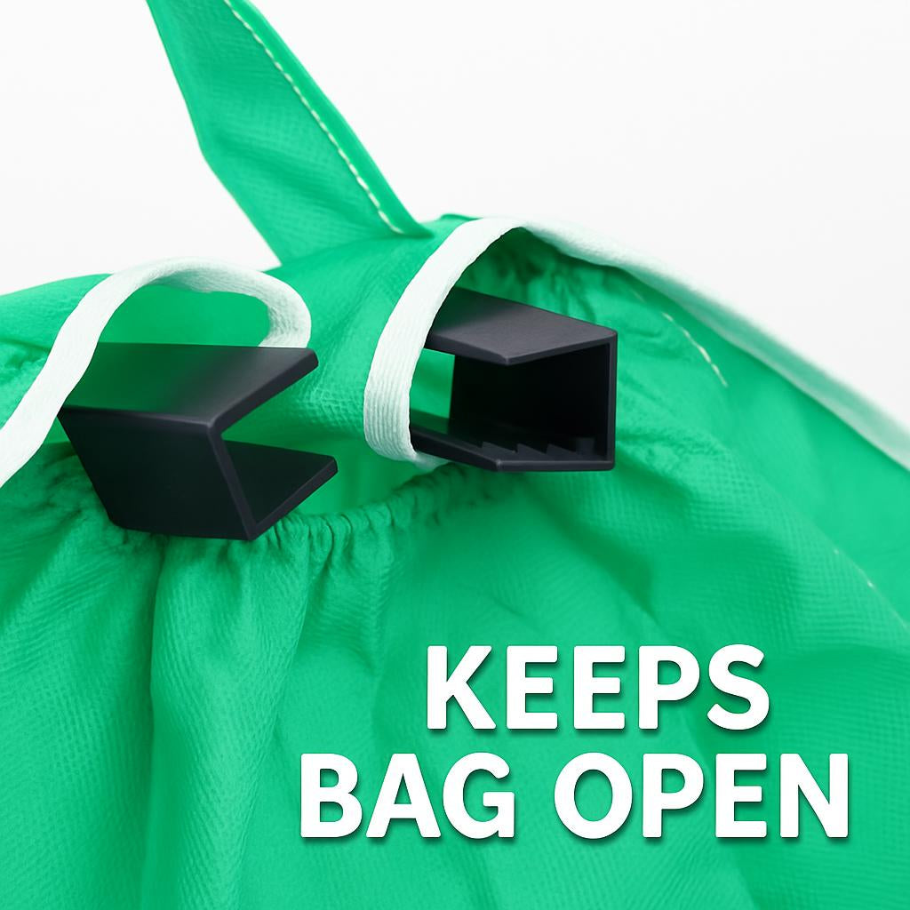 Eco-Friendly Reusable Green Shopping Bag for Groceries