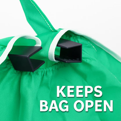 Eco-Friendly Reusable Green Shopping Bag for Groceries