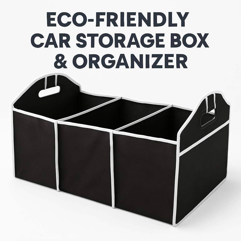 Eco-Friendly Car Storage Box & Organizer