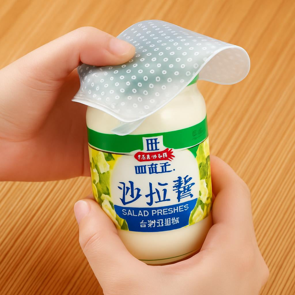 Reusable Silicone Food Covers - Eco-Friendly Stretchable Bowl Lids