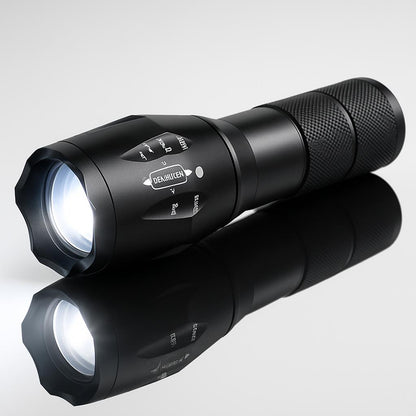 Eco-Friendly Outdoor Flashlight with Dual Power Options