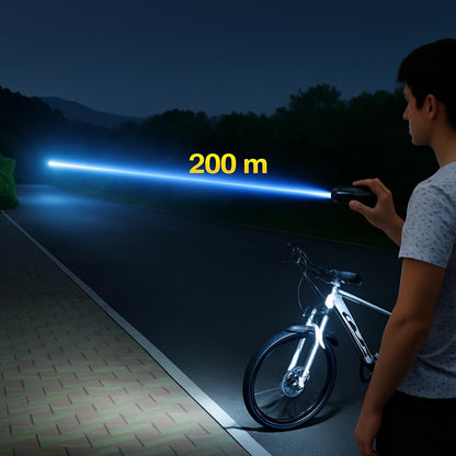Ultra-Bright Self-Defense LED Flashlight - Rechargeable & Durable