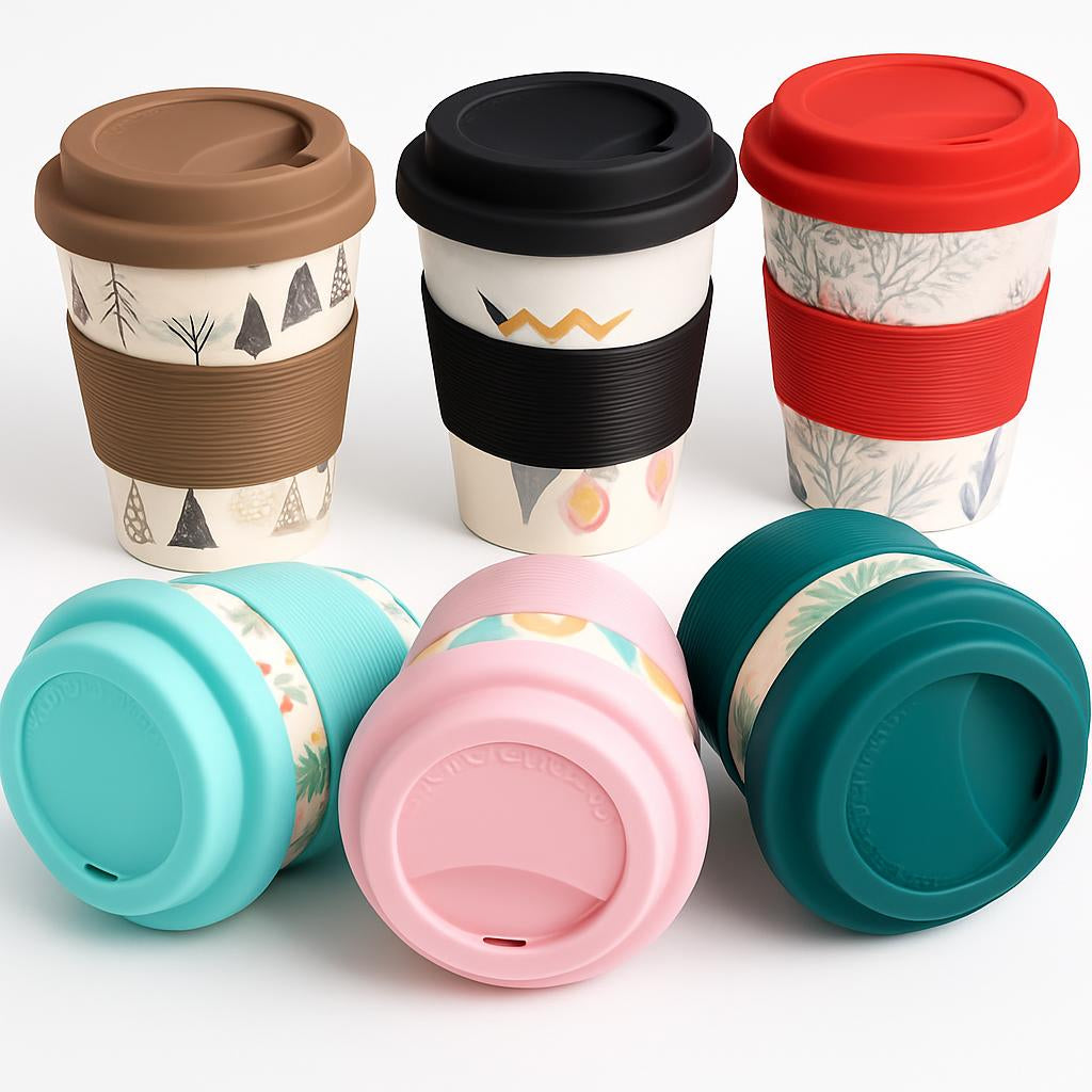 Eco-Friendly Reusable Bamboo Cup 400ml