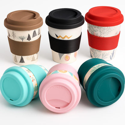 Eco-Friendly Reusable Bamboo Cup 400ml