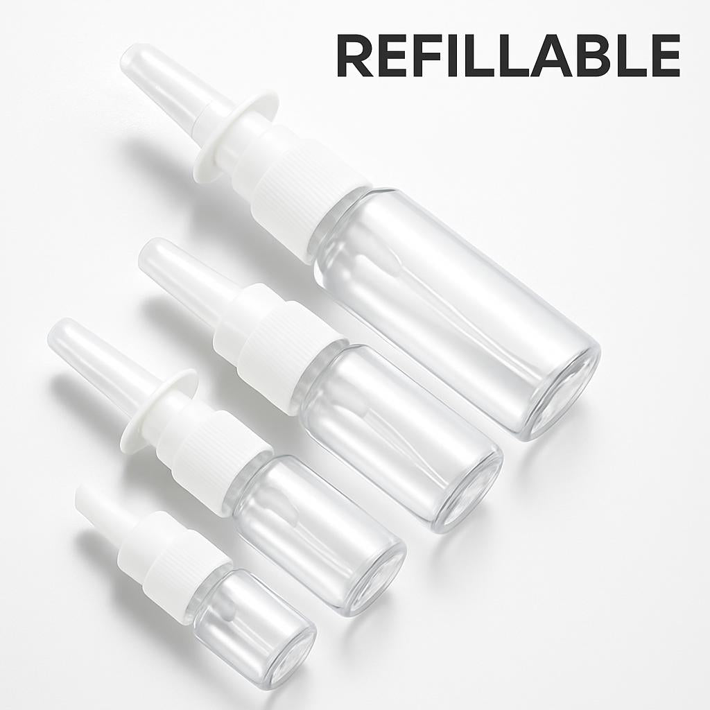 Eco-Friendly Refillable Clear Spray Bottle for Travel
