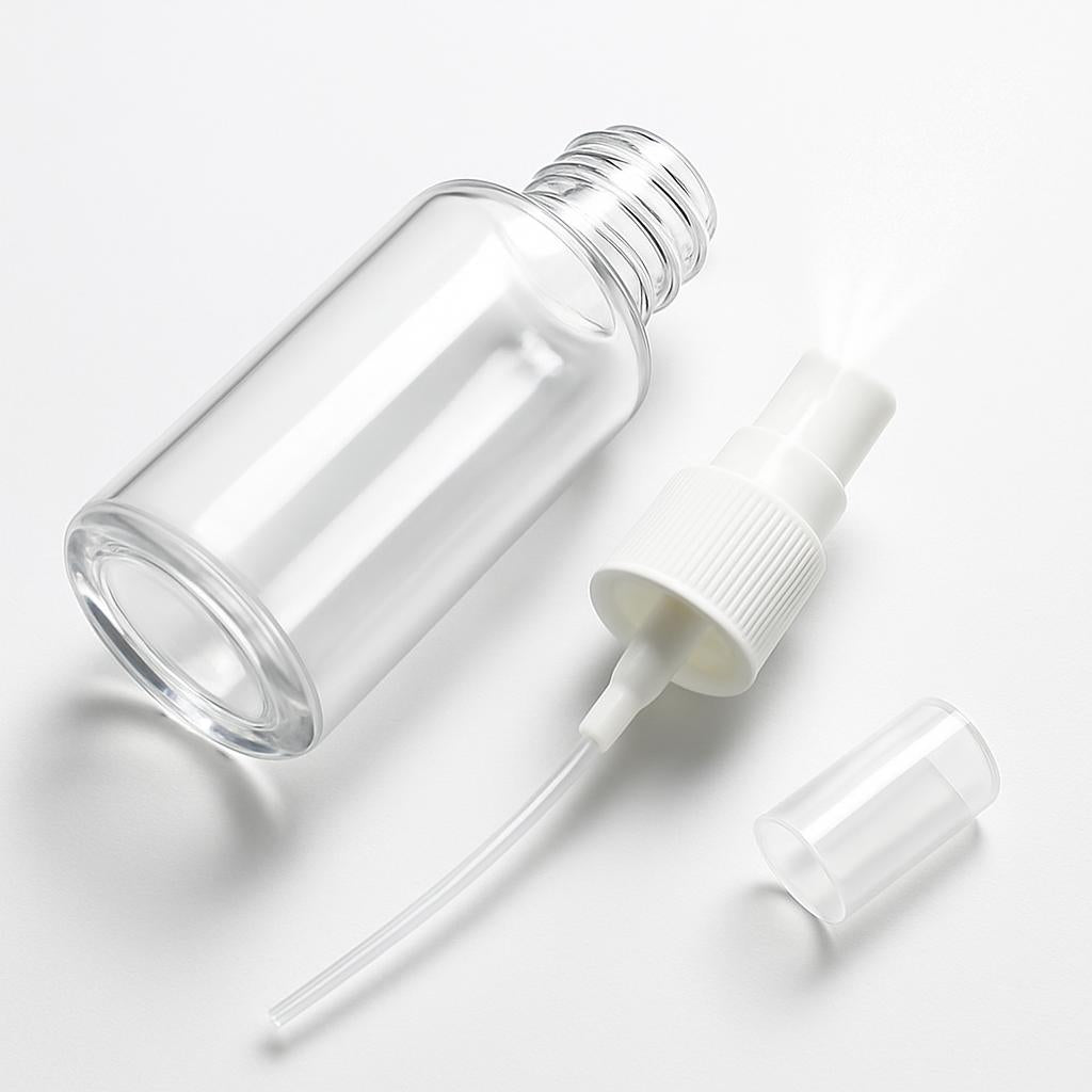 Eco-Friendly Refillable Clear Spray Bottle for Travel