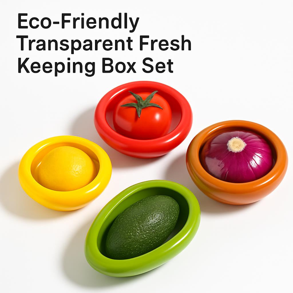 Eco-Friendly Transparent Fresh Keeping Box Set
