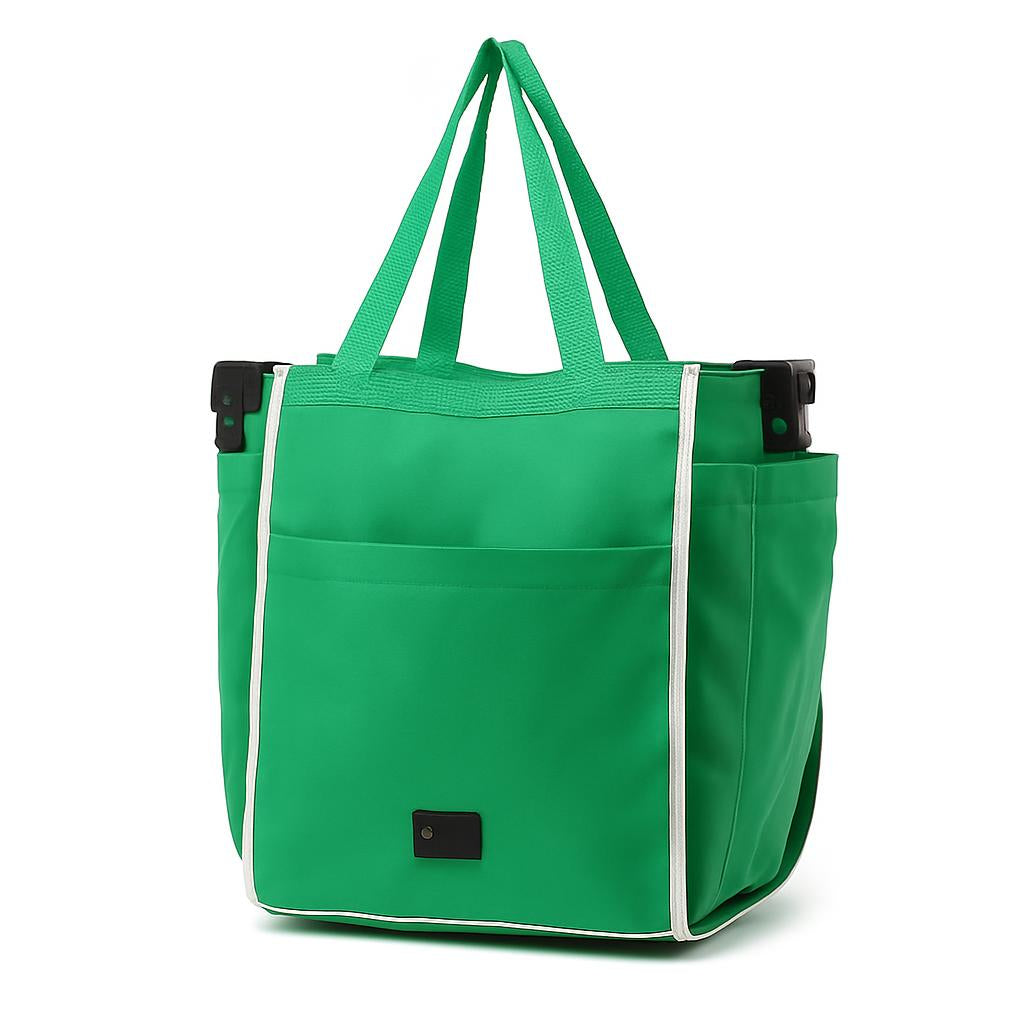 Eco-Friendly Reusable Green Shopping Bag - Sustainable & Durable