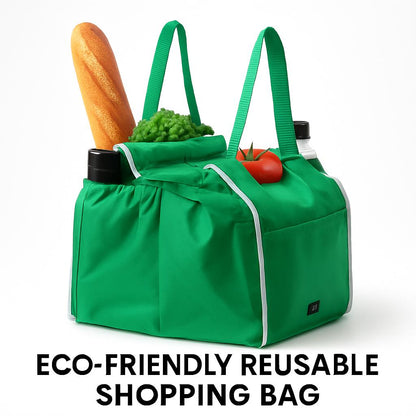 Eco-Friendly Reusable Green Shopping Bag - Sustainable & Durable