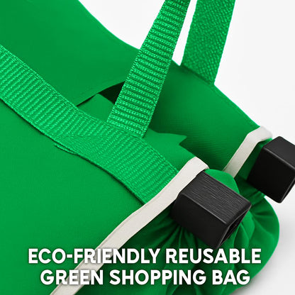 Eco-Friendly Reusable Green Shopping Bag - Sustainable & Durable