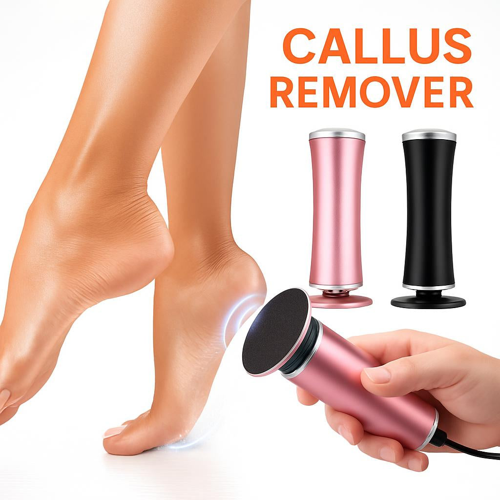 Electric Callus Remover in Pink and Black
