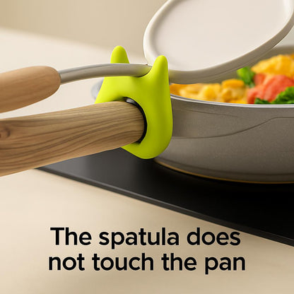 Eco-Friendly Silicone Spatula Holder for Mess-Free Cooking