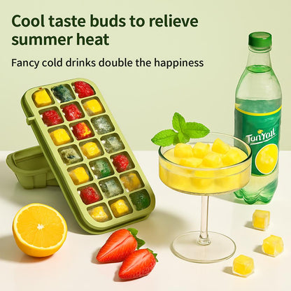Eco-Friendly Reusable Ice Cube Mold Tray